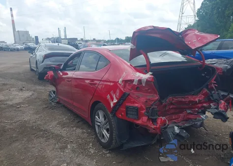 2020 Hyundai Elantra Sel из США, поврежденный, VIN 5NPD84LF9LH573424